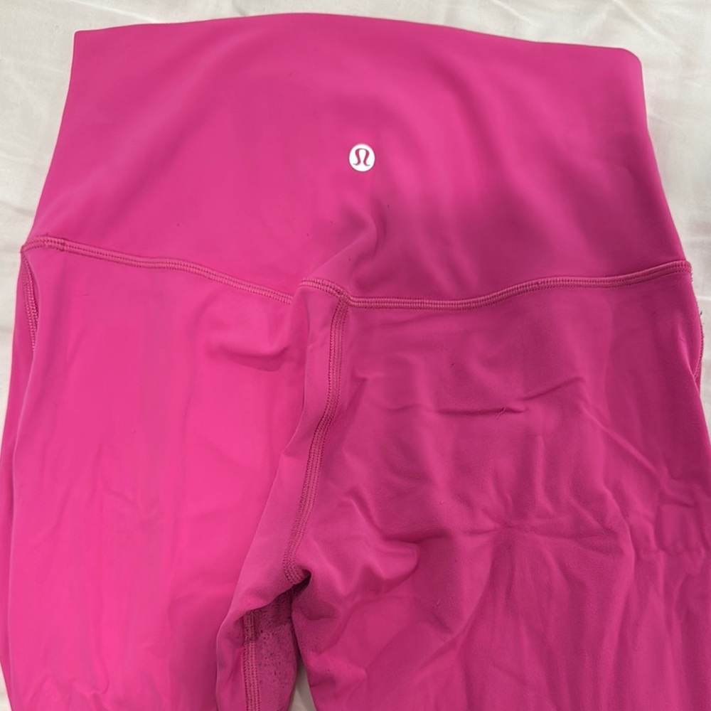Lululemon Pink High-Waisted Leggings